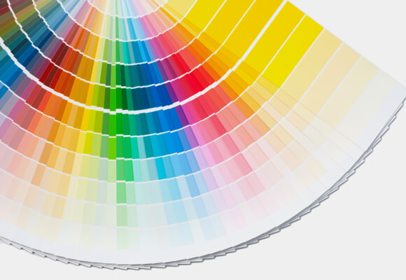 A wide range of colors