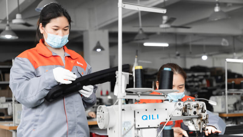 Custom bag production process